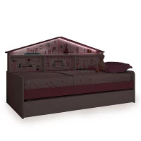 BiCama-Infantil-Casa-de-Boneca-Diversão-com-Led---Pura-Magia