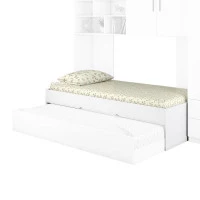 Cama Chiara Branco Brilho - Phoenix