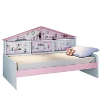 Cama-Infantil-Casa-de-Boneca-Diversão-com-Led---Pura-Magia