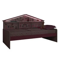 Cama-Infantil-Casa-de-Boneca-Diversão-com-Led---Pura-Magia