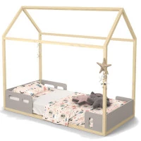 Cama-Montessoriana-Liv-Cinza-Natural-Matic