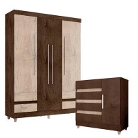 comoda-8000-e-guarda-roupa-exellence-3400-imbuia-aleva-flex-
