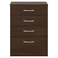 Cômoda Astral 4 Gavetas Ébano Touch - Demóbile