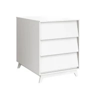 Cômoda Berço Multifuncional Prince Branco Acetinado – Reller