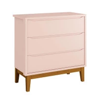 Comoda-Gaveteiro-Infantil-New-Classic-Rosa-com-Pes-Madeira-R