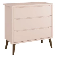 CÔMODA GAVETEIRO ROSA 