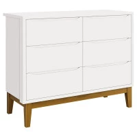 comoda-infantil-6-gavetas-classic-branco-fosco-com-pes-madei