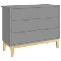 comoda-infantil-6-gavetas-classic-cinza-fosco-com-pes-natura