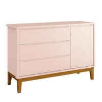 comoda-infantil-new-classic-com-porta-rosa-com-pes-madeira-r