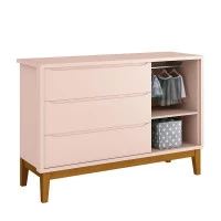 comoda-infantil-new-classic-com-porta-rosa-com-pes-madeira-r