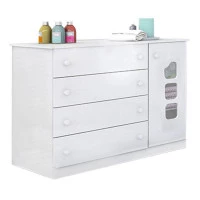 Cômoda Lívia Branco Brilho - Phoenix