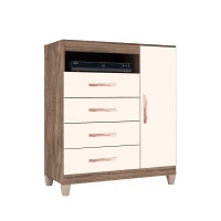 Cômoda Sapateira Cannes Teka Champanhe – Incorplac 