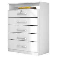 comoda-triunfo-5-gavetas-branco-brilho-demobile