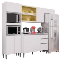 Cozinha-Balcão-com-Tampo-Aline-Branco-Poquema