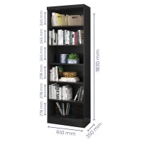 croqui-Estante-para-Livros-Linus-1404-preto-fosco-Qmovi
