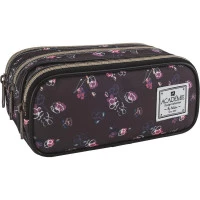 Estojo Escolar Academie Flor Triplo 179502 – Tilibra