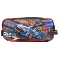 Estojo Escolar Duplo Speed Car Vermelho SCE800503 – Santino