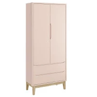 Guarda Roupa 2 Portas Classic Rosa 