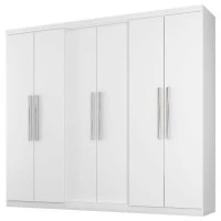 Guarda Roupa Casal Prime 6000 Branco 