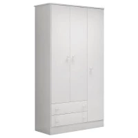 Guarda Roupa Infantil Doce Sonho 2617 Branco Brilho – Qmovi