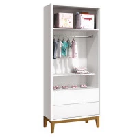 Guarda-Roupa-Infantil-New-Classic-2-Portas-Branco-com-Pes-Ma