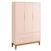 guarda-roupa-infantil-new-classic-3-portas-rosa-com-pes-made