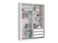 Guarda Roupa Infantil Prince 2 Portas Branco Acetinado – Rel