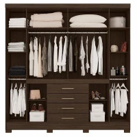 Guarda-Roupa-New-Realce-Ebano-Demobile-aberto