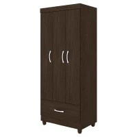 Guarda Roupa Solteiro Prince Ébano Touch – Demóbile