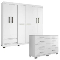 guarda-roupas-2264-e-comoda-8050-branco-araplac