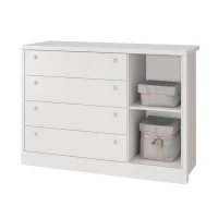 Interna Cômoda Infantil Joãozinho Branco Brilho – Reller