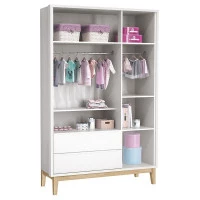 Interna Guarda Roupa Infantil 3 Portas New Classic Branco co