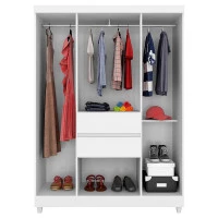 Interna Guarda Roupa Infantil Ecom 2 Branco - Demóbile