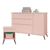 mesa-de-apoio-e-comoda-com-porta-alice-rosa-acetinado-phoeni
