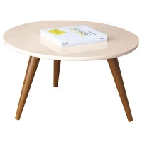 Mesa de Centro Sorelle Off White – HB Móveis