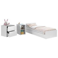 Mini Cama Aberta Multifuncional Formare Branco Acetinado - M