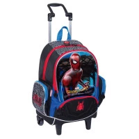 Mochila Escolar com Rodinha Homem Aranha 6507