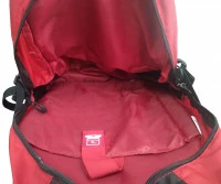 Mochila Escolar Diadora Preto Vermelho DI9013 - Nytron