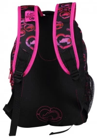 Mochila Escolar Nytron Ecko Function EK2069 Preto Rosa