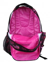 Mochila Escolar Nytron Ecko Function EK2069 Preto Rosa