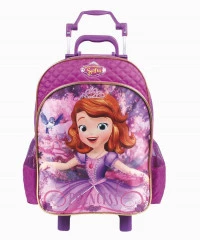 Mochila Infantil com Rodinhas Princesinha Sofia 11204 – Derm