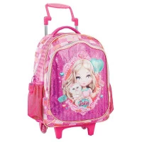 Mochilete Escolar Tilibra Jolie Loira Luxo 148521 A