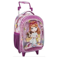 Mochilete Infantil Jolie Ruiva 145491 – Tilibra 