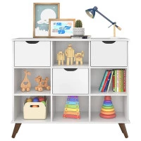 Nicho-Organizador-1478-Retro-Branco-com-3-gavetas-brancas-Qm