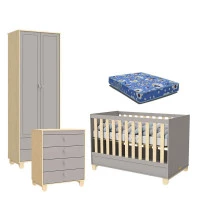 quarto-de-bebe-2p-rope-natural-cinza-com-colchao-matic