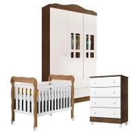 quarto-de-bebe-ariel-3-portas-gaveteiro-berço-lila-branco-ac