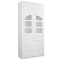 Quarto de Bebê Eloisa Com Berço Americano Lila Branco Brilho