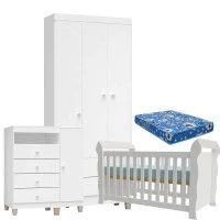 quarto-de-bebe-ternura-3p-com-berco-lara-com-colchao