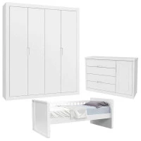 Quarto Infantil Tutto New Branco Acetinado - Matic
