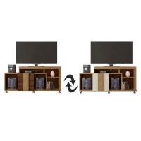 Rack Bancada para Sala Vivace Buriti Havana Off White Flex –